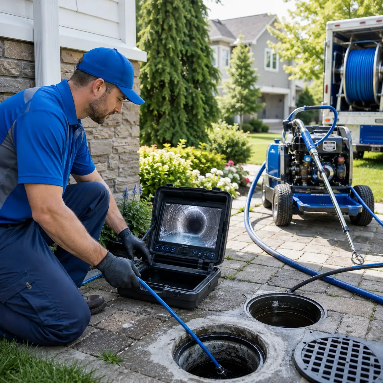 Outdoor drain cleaning professionals serving Olin, NC