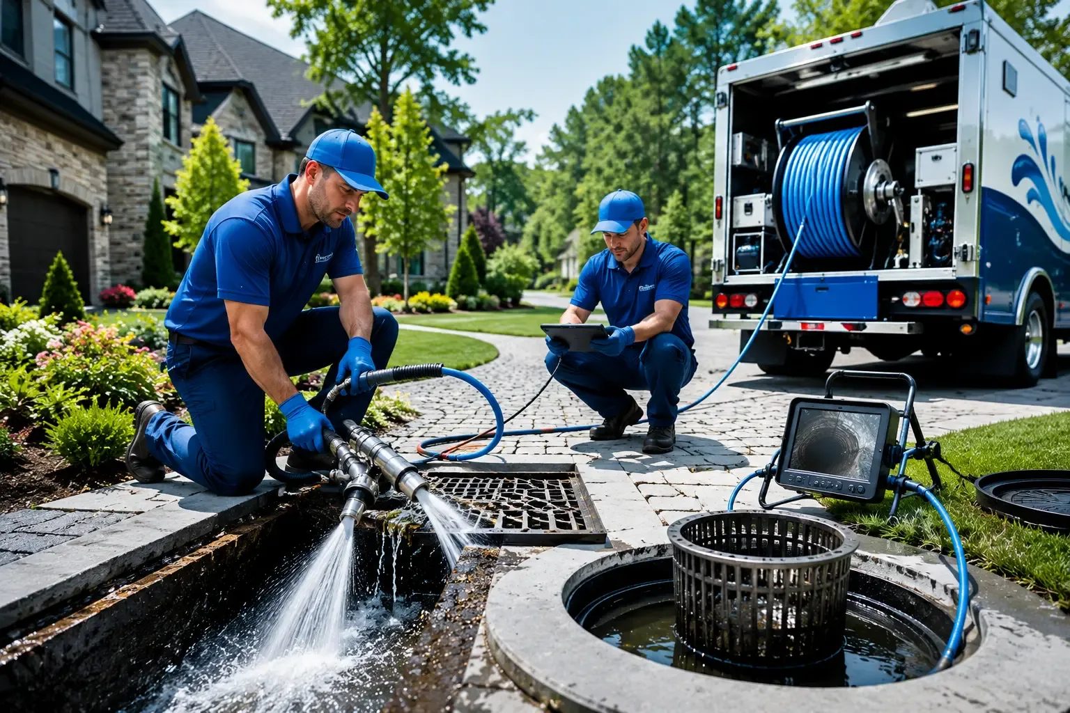 Local outdoor drain cleaning professionals in Olin, NC